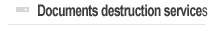 Documents destruction services